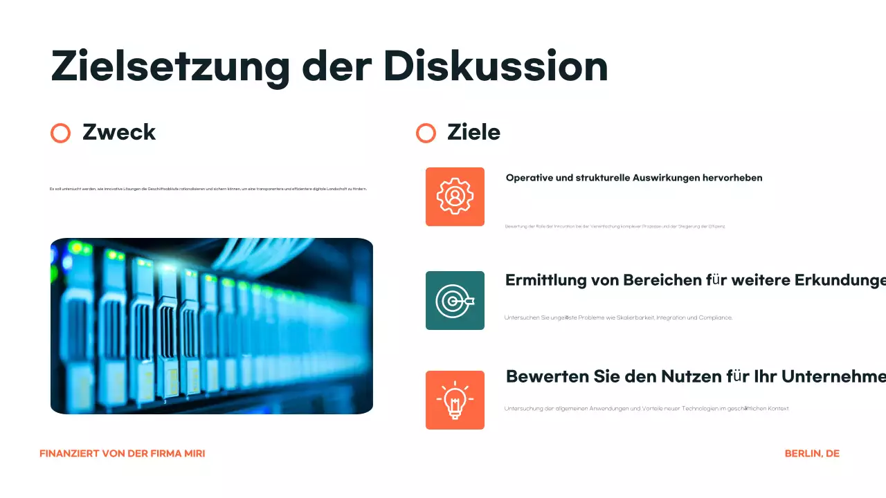 orange modern Konferenzankündigung