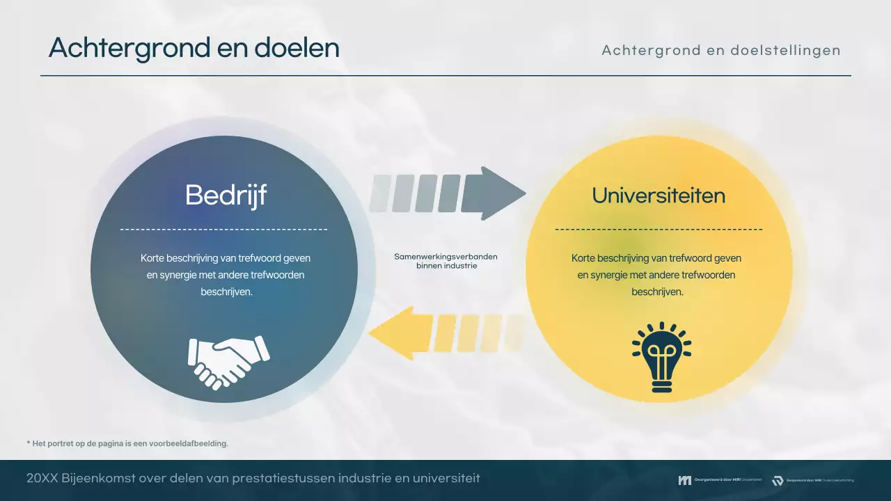 Lichtblauwe moderne samenwerkingsconferentie