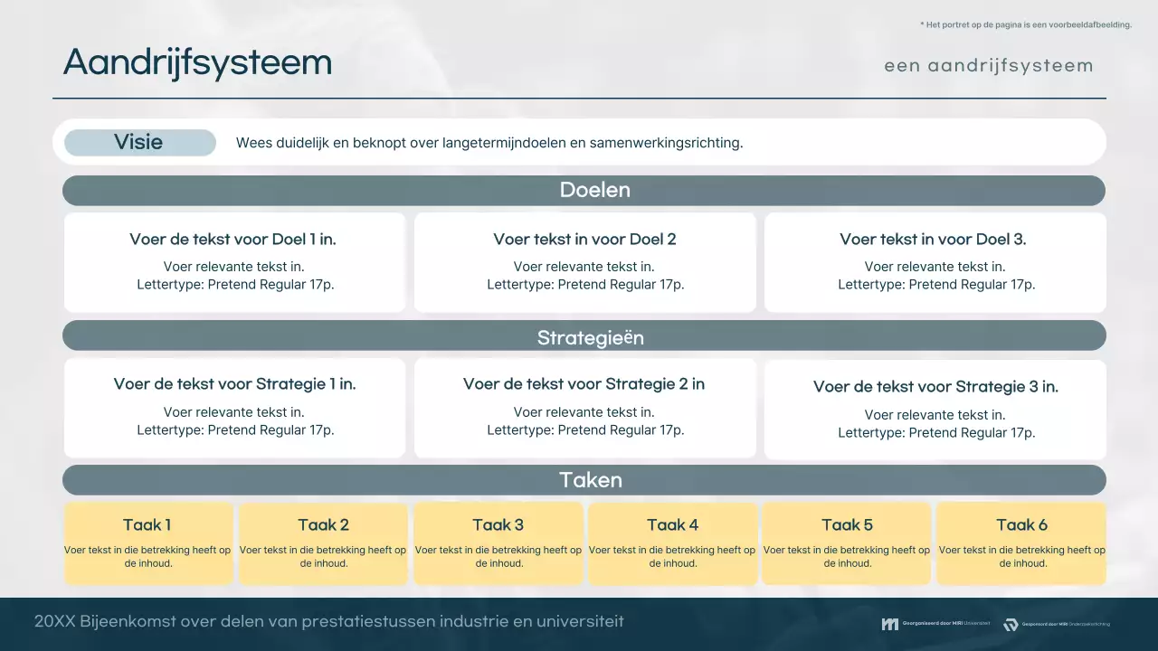 Lichtblauwe moderne samenwerkingsconferentie