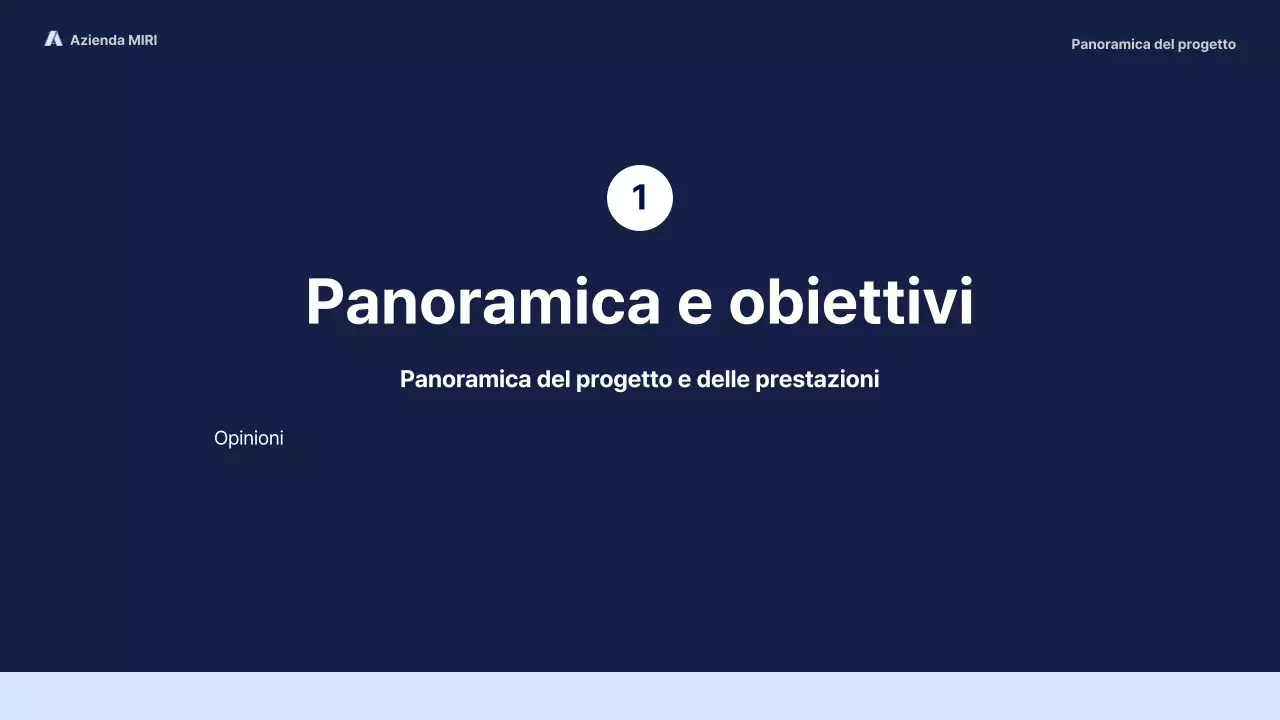 Marina Militare moderno rapporto d'affari pitch