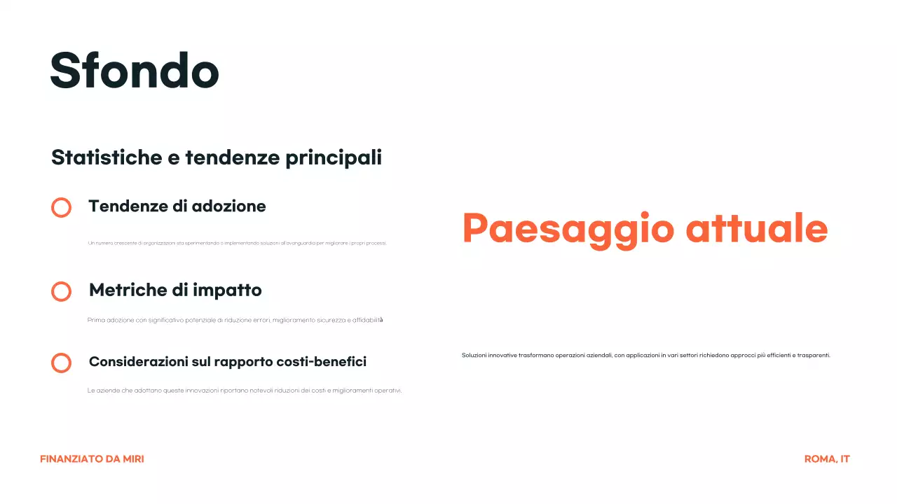 annuncio conferenza orange modern