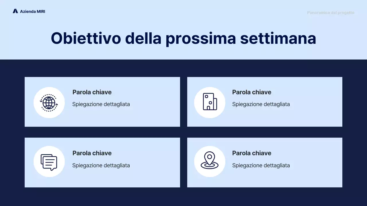 Marina Militare moderno rapporto d'affari pitch