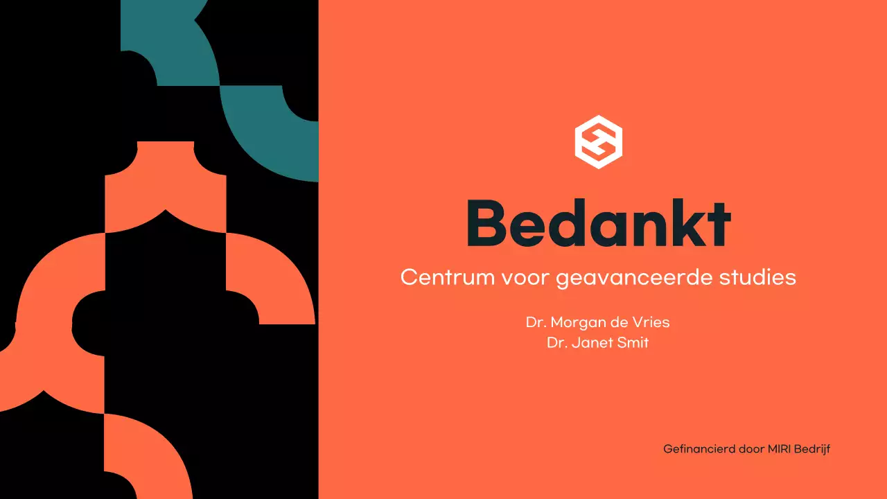 aankondiging oranje moderne conferentie