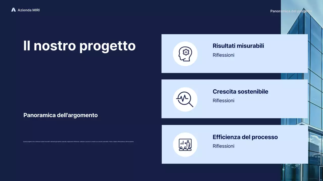 Marina Militare moderno rapporto d'affari pitch