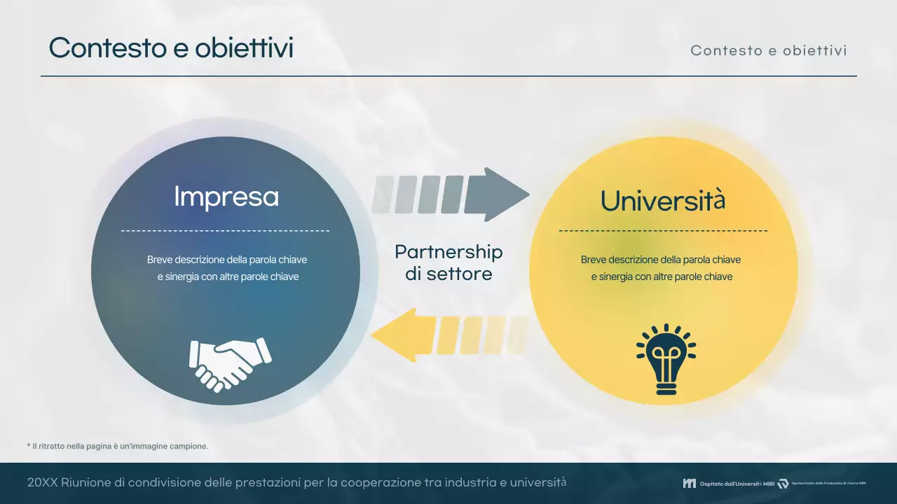 Conferenza di collaborazione moderna blu chiaro