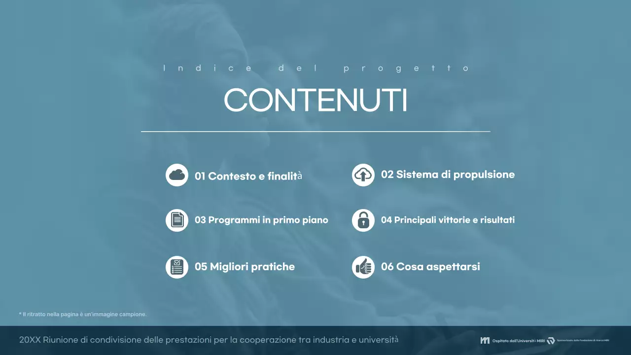 Conferenza di collaborazione moderna blu chiaro