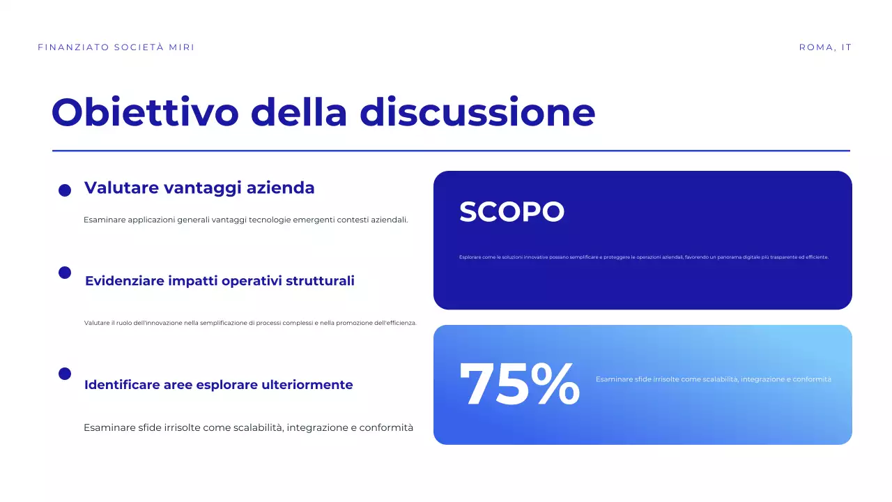 annuncio della conferenza geometrica blu
