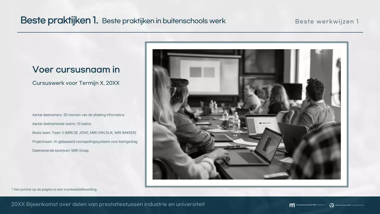 Lichtblauwe moderne samenwerkingsconferentie