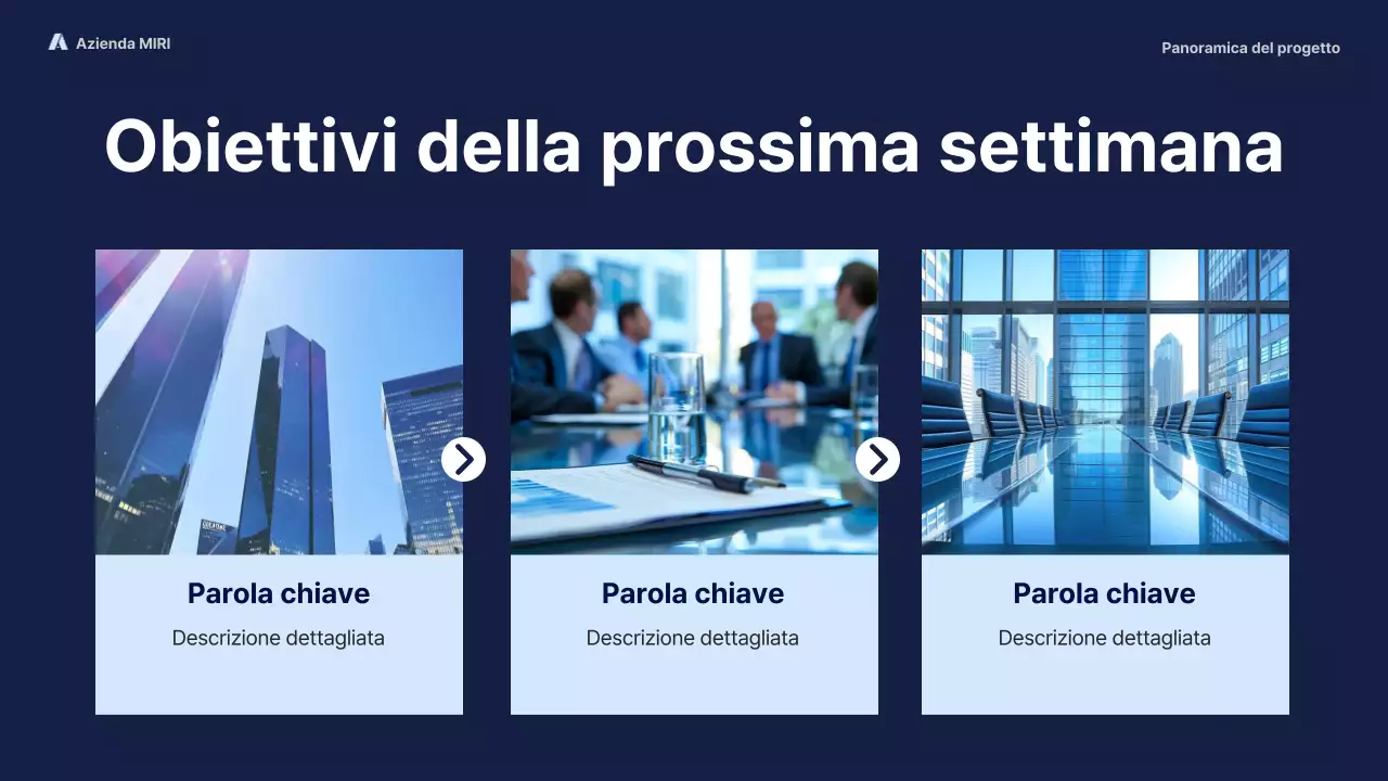 Marina Militare moderno rapporto d'affari pitch