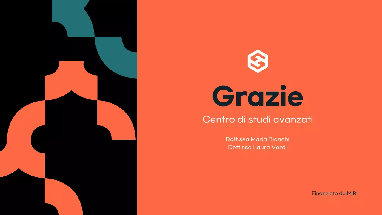 annuncio conferenza orange modern