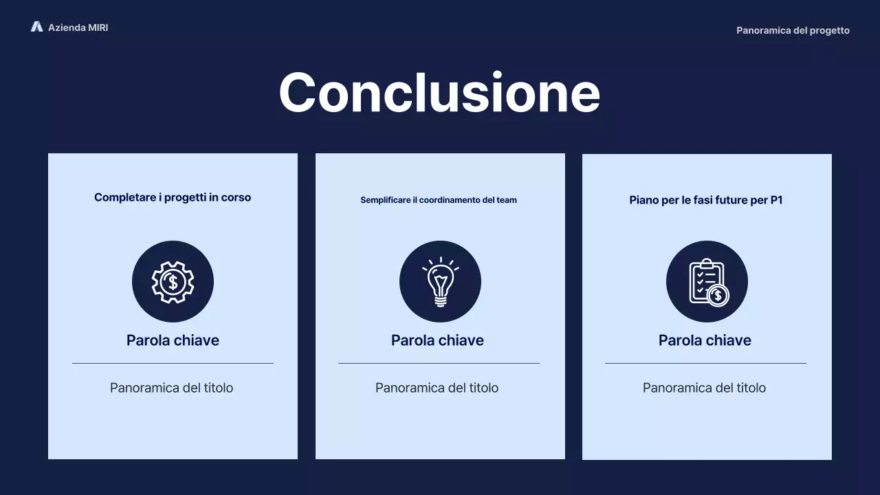 Marina Militare moderno rapporto d'affari pitch