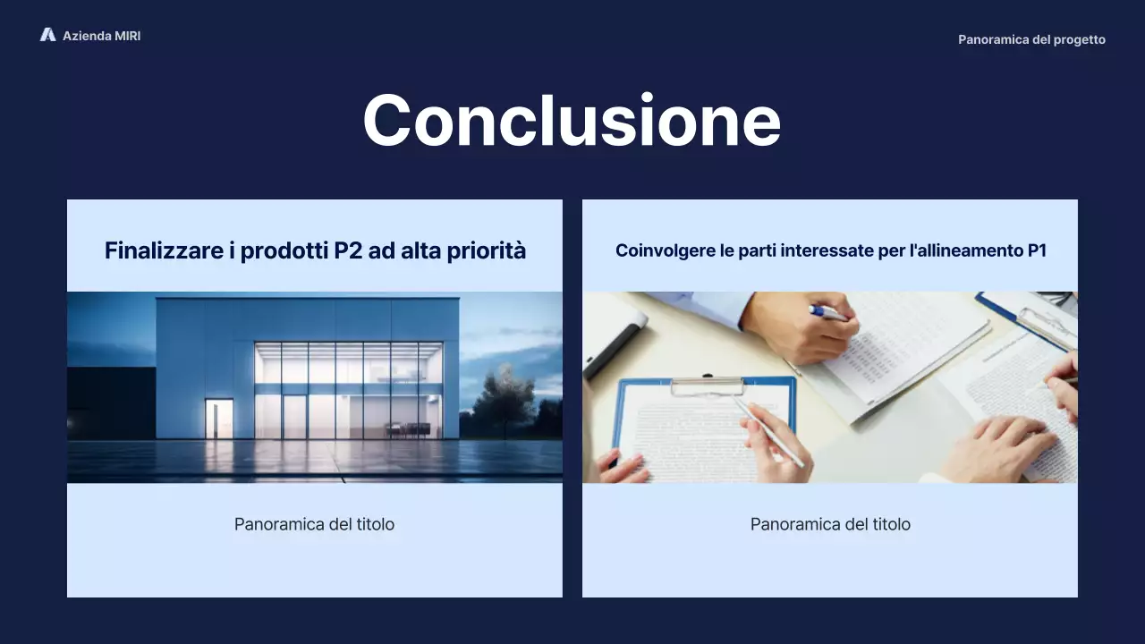 Marina Militare moderno rapporto d'affari pitch