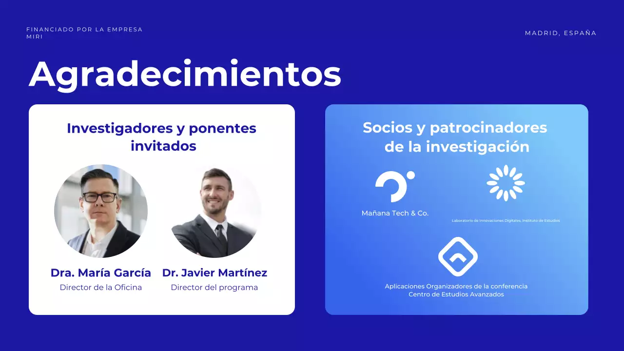 anuncio de la conferencia blue geometric