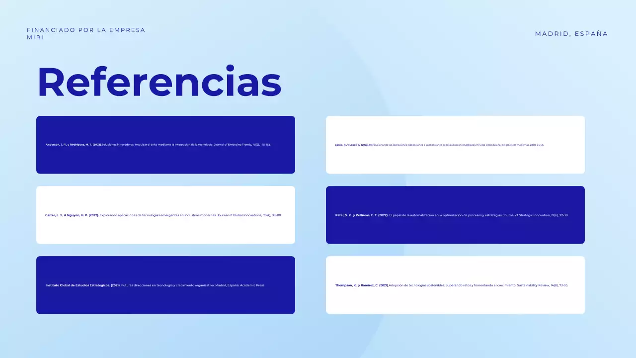 anuncio de la conferencia blue geometric