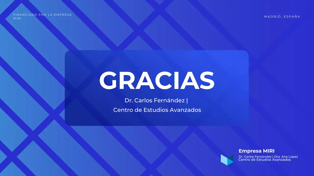 anuncio de la conferencia blue geometric