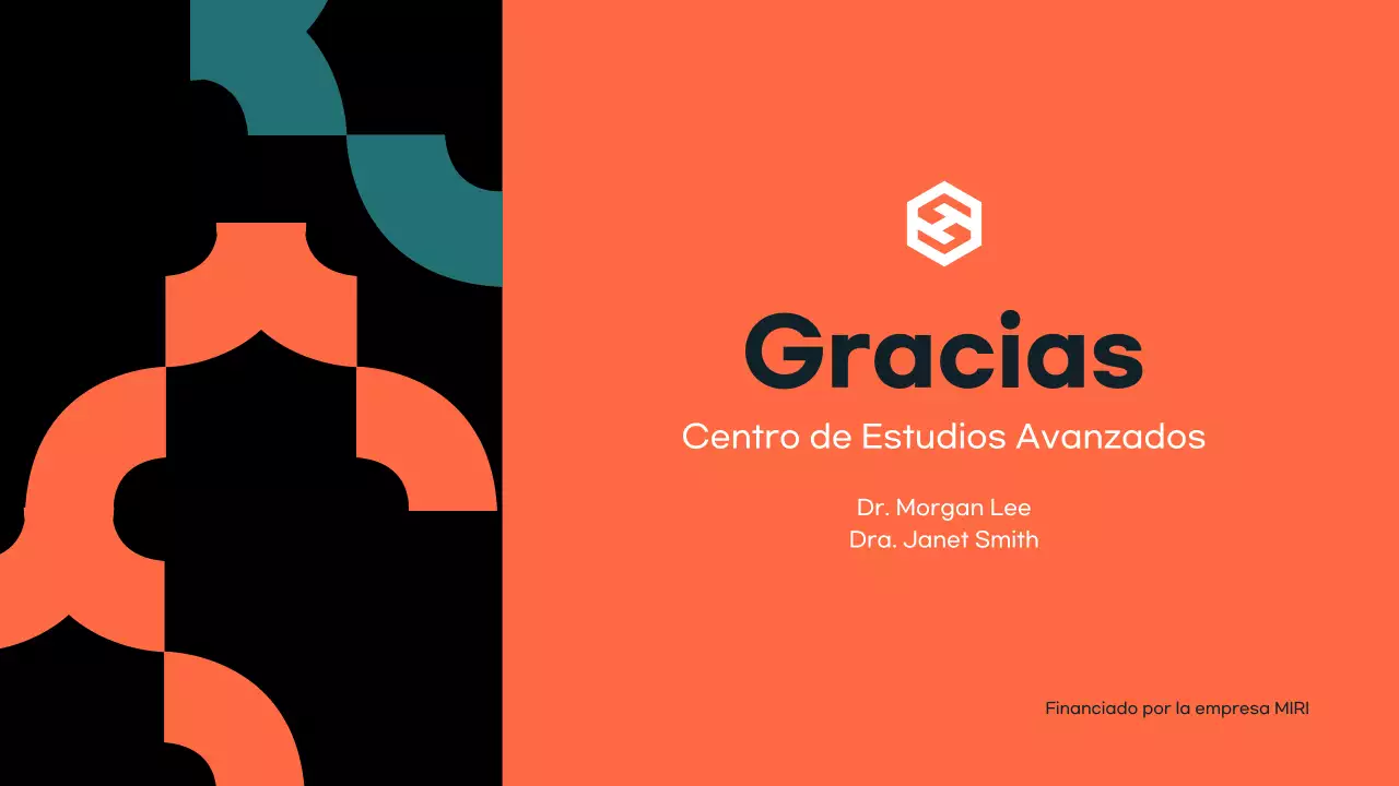 anuncio de la conferencia orange modern