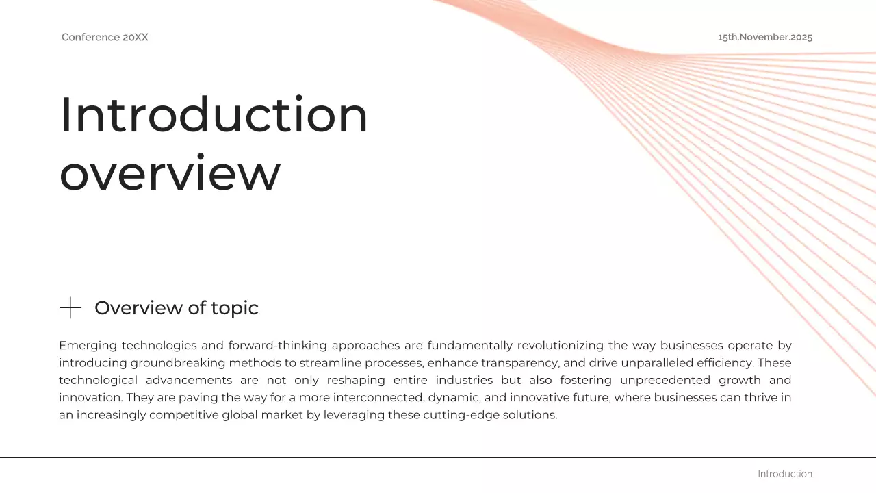 Orange Professional Conference Presentation