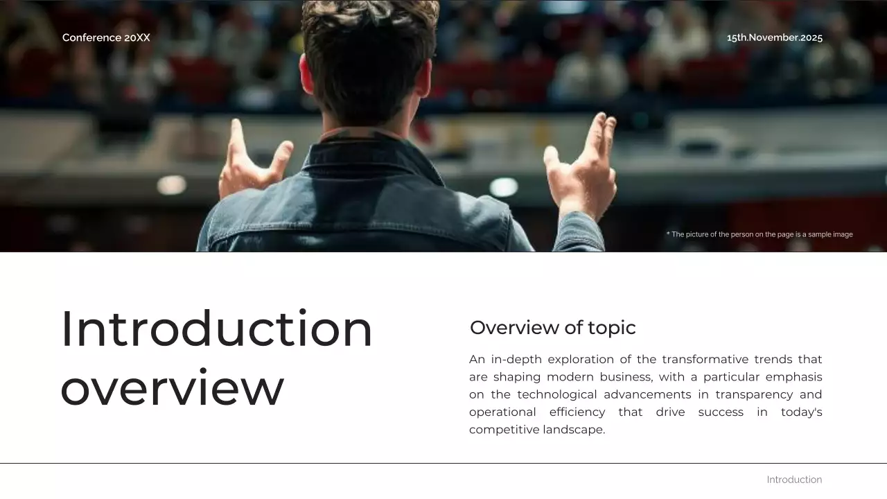 Orange Professional Conference Presentation