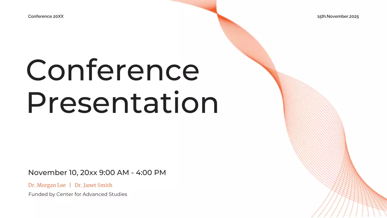 Orange Professional Conference Presentation