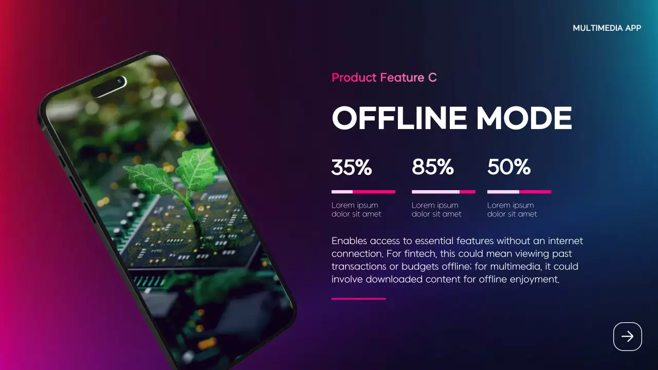 Pink Modern Mobile App Promotion Presentation