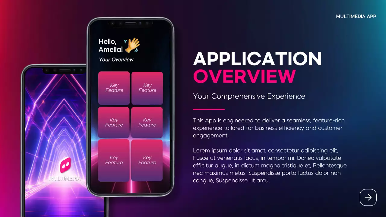 Pink Modern Mobile App Promotion Presentation