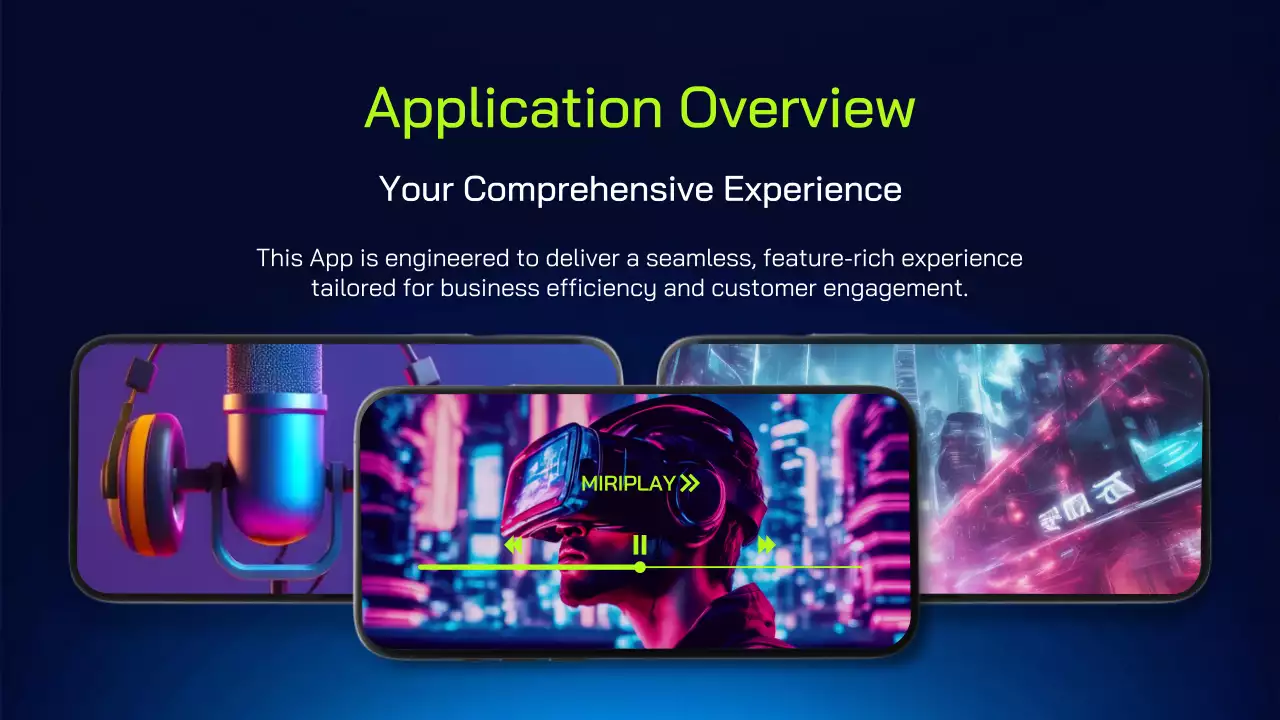 Blue Modern Mobile App Promotion Presentation