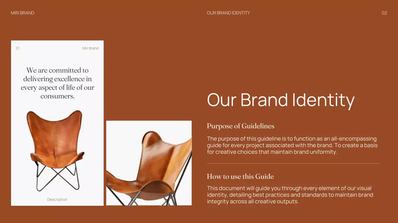 Brown Professional Brand Guide Presentation