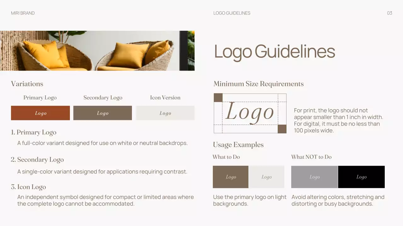 Brown Professional Brand Guide Presentation