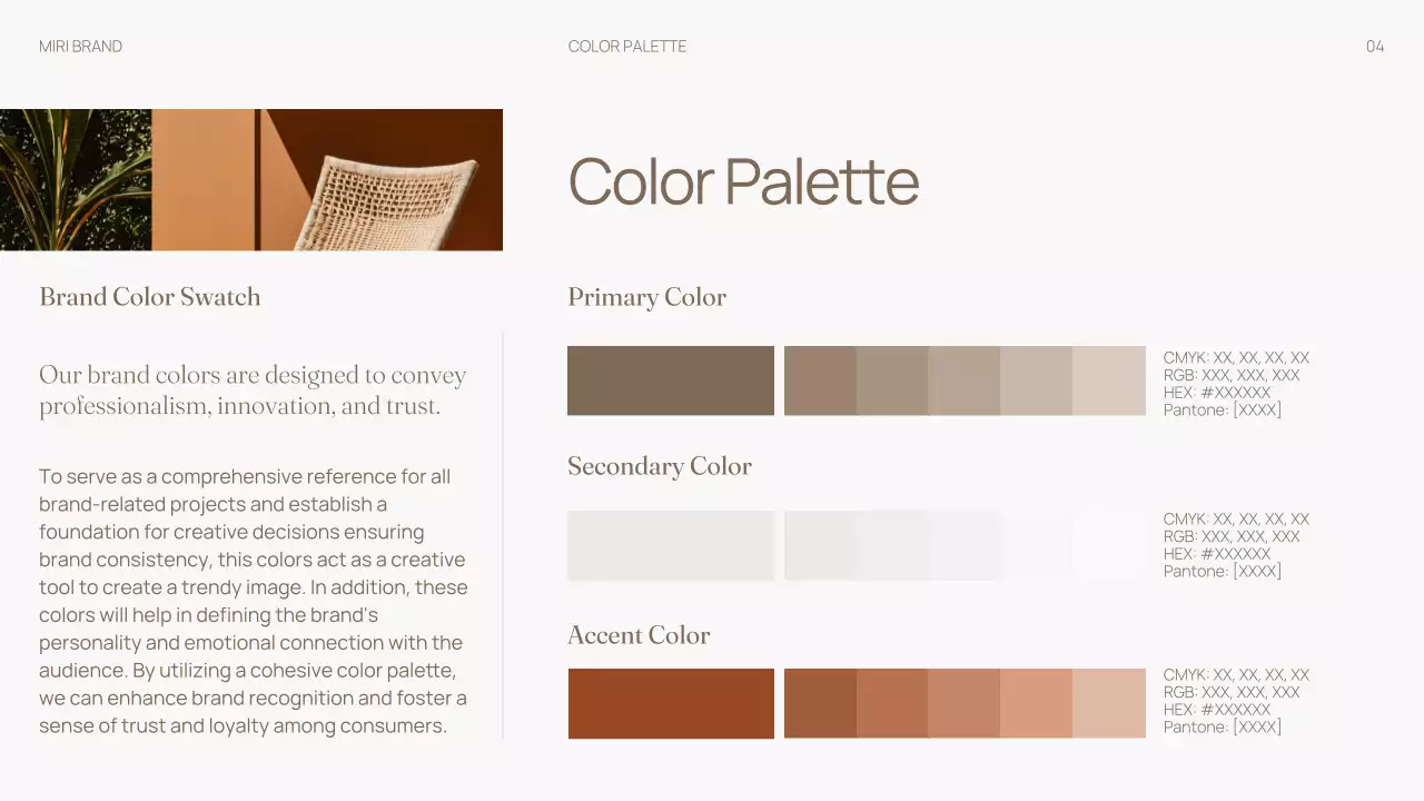 Brown Professional Brand Guide Presentation