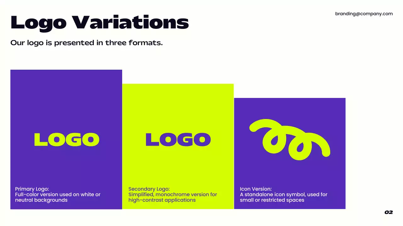 Purple Modern Brand Guidelines Presentation