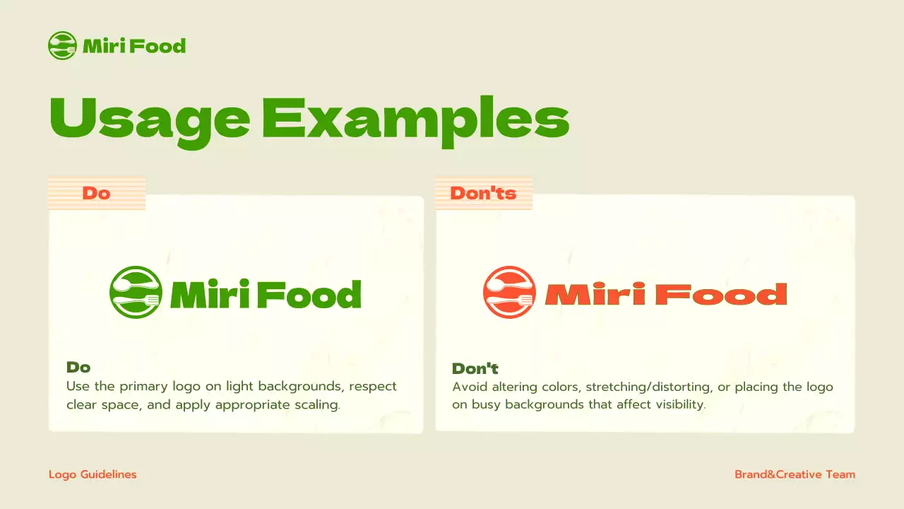 Green Minimal Brand Guidelines Presentation