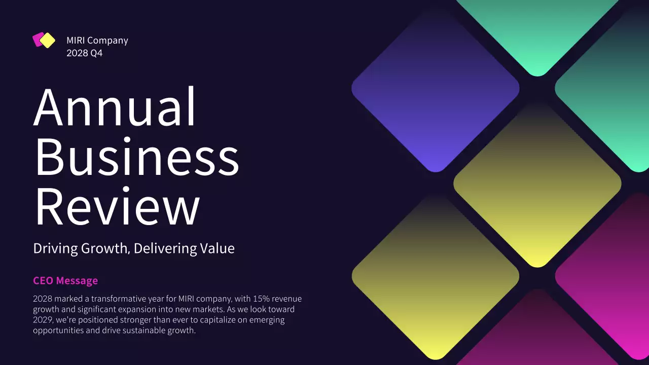 Yellow Modern Business Promotion Presentation