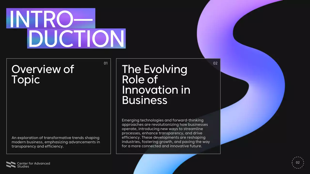 Purple Modern Business Presentation