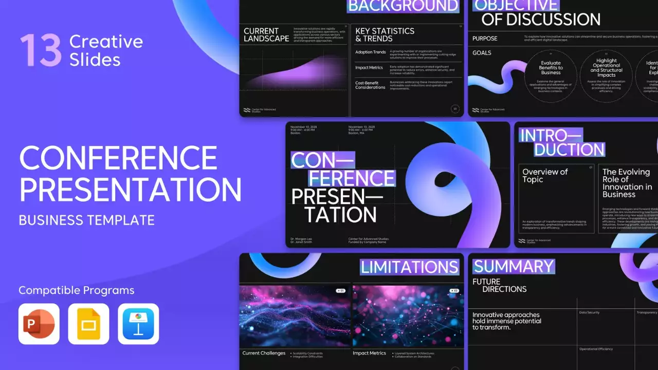 Purple Modern Business Presentation