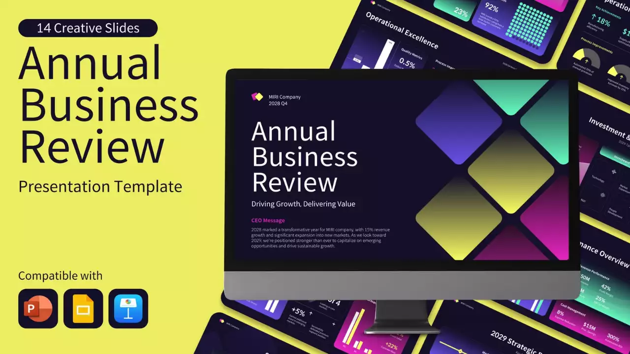 Yellow Modern Business Promotion Presentation