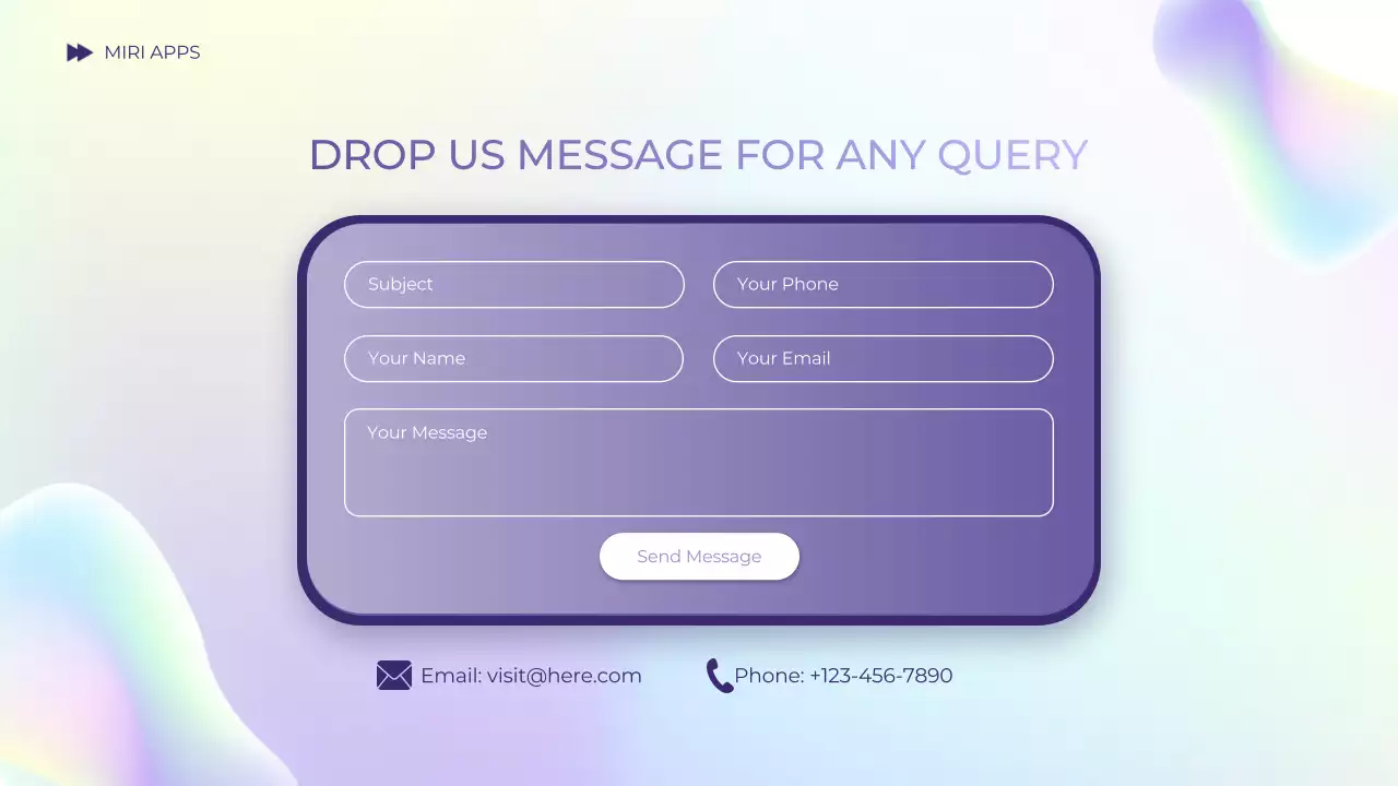 Purple Modern Mobile Presentation