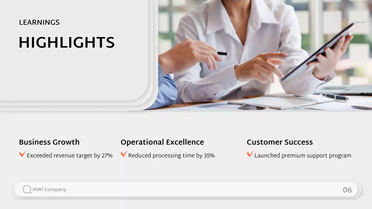 Orange Modern Business Presentation