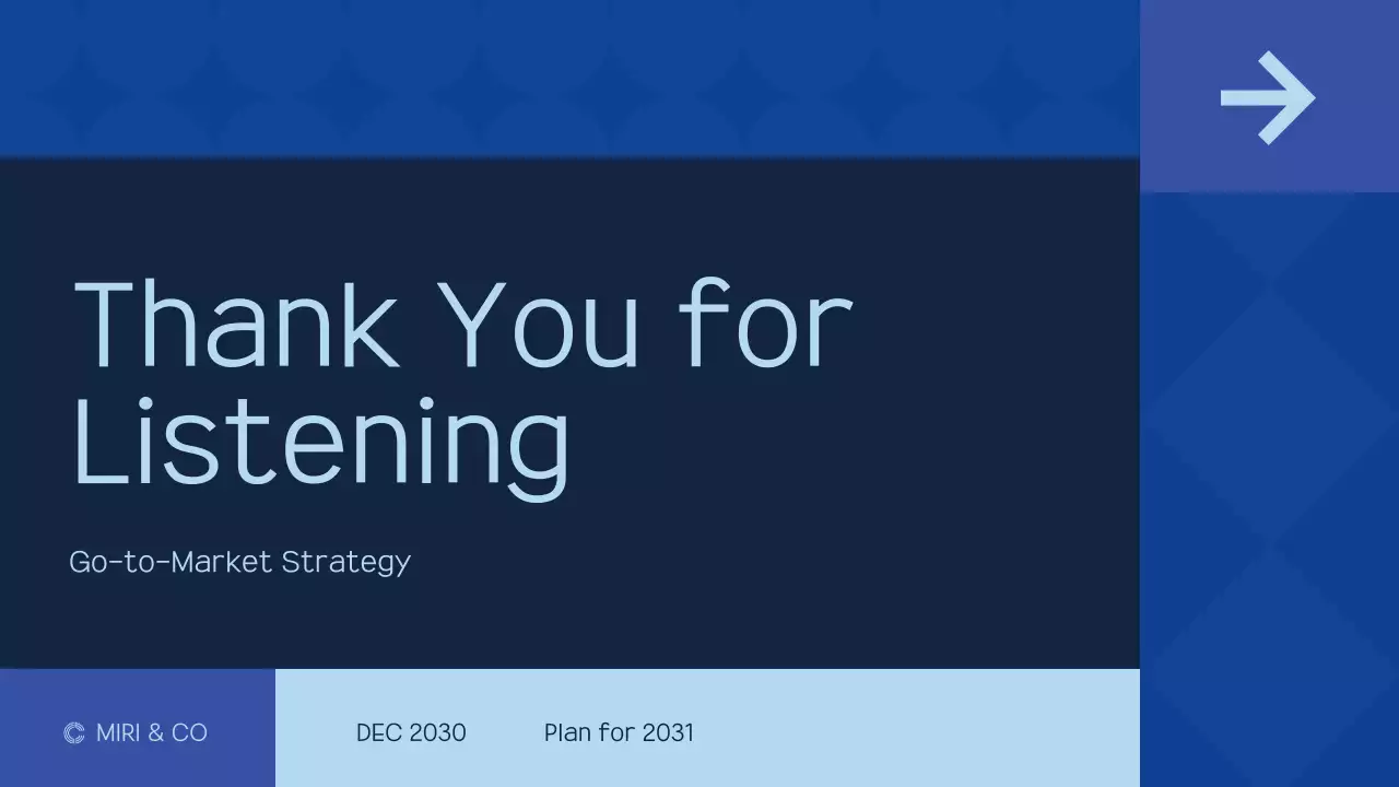 Blue Modern Marketing Plan Presentation