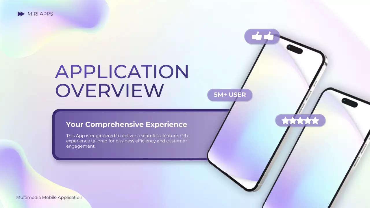 Purple Modern Mobile Presentation