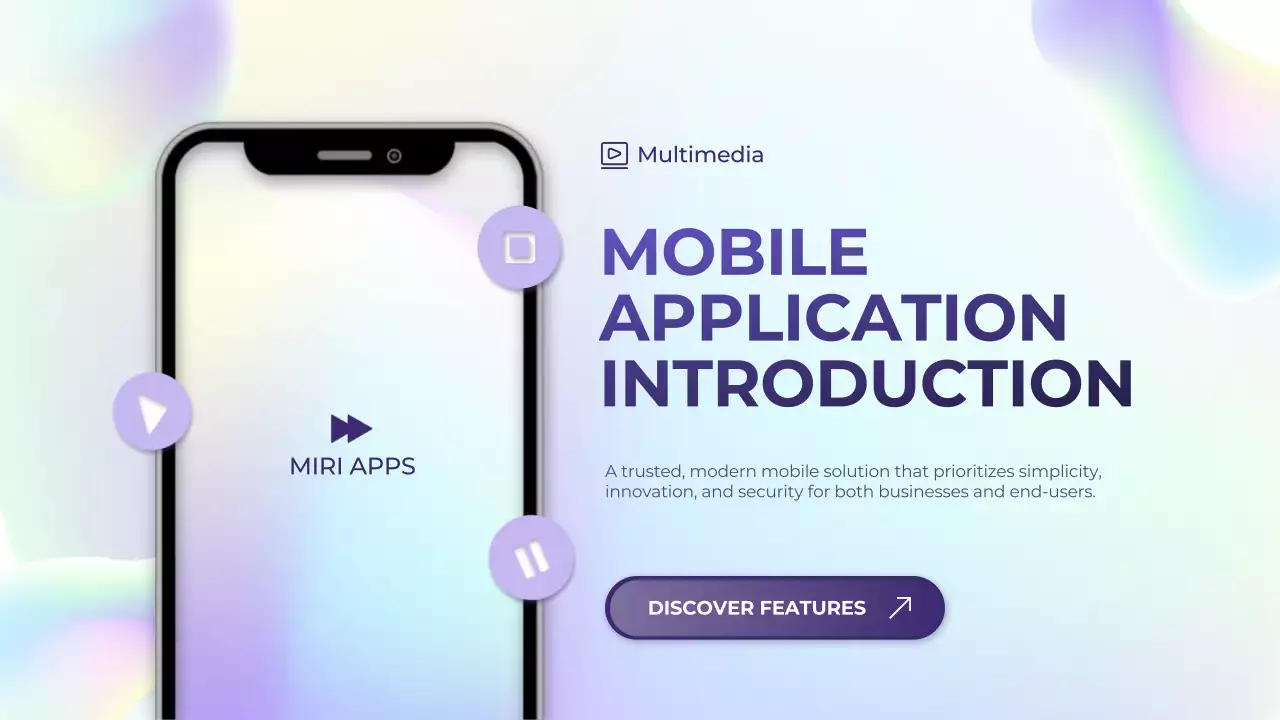 Purple Modern Mobile Presentation
