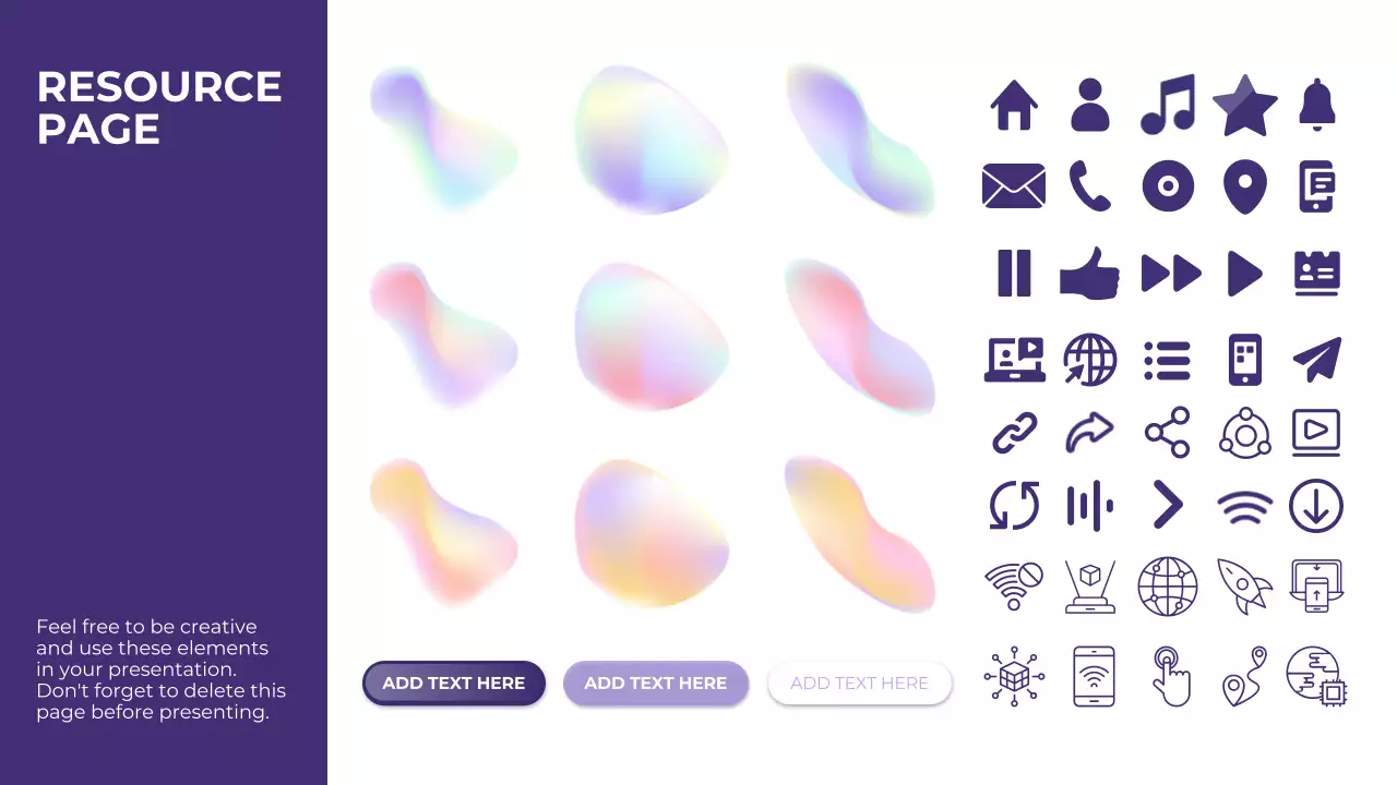 Purple Modern Mobile Presentation