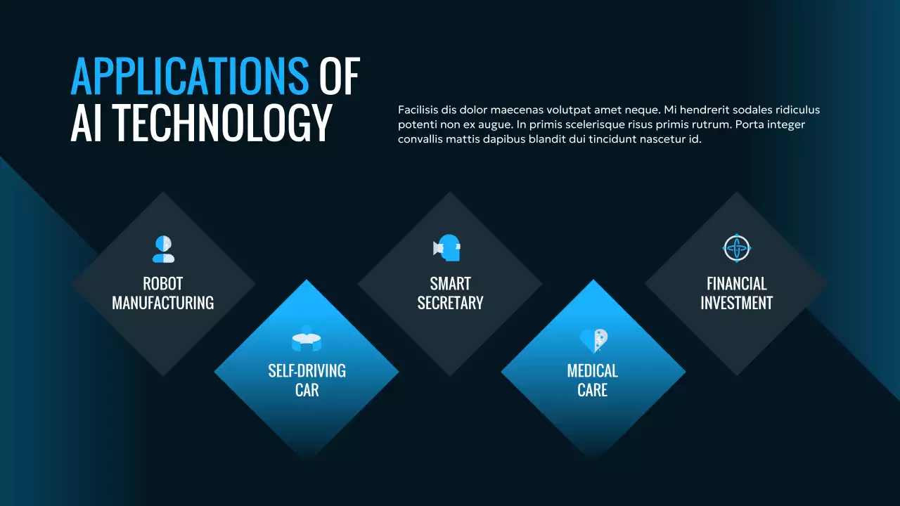 Blue Modern Ai Technology Presentation
