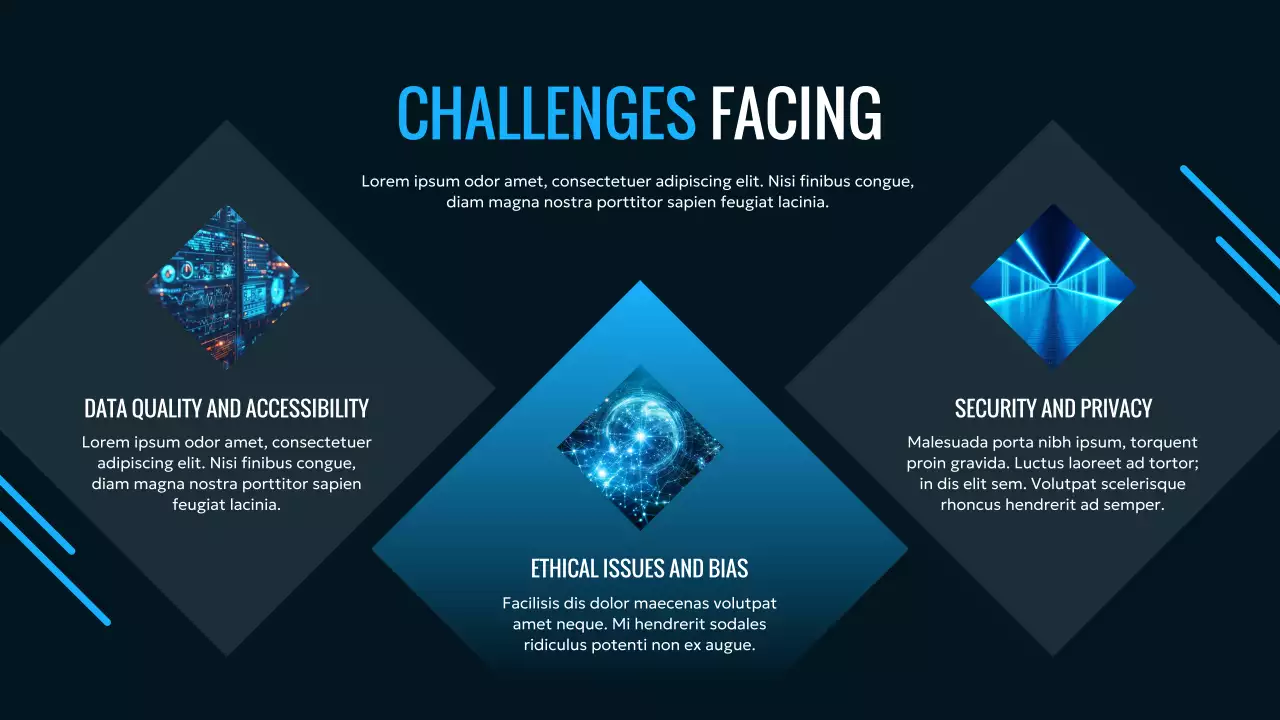 Blue Modern Ai Technology Presentation