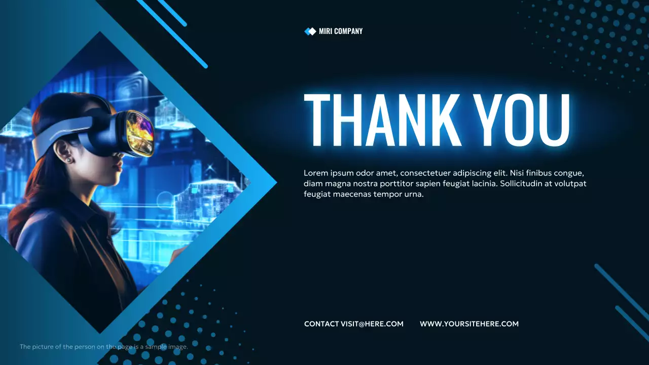 Blue Modern Ai Technology Presentation