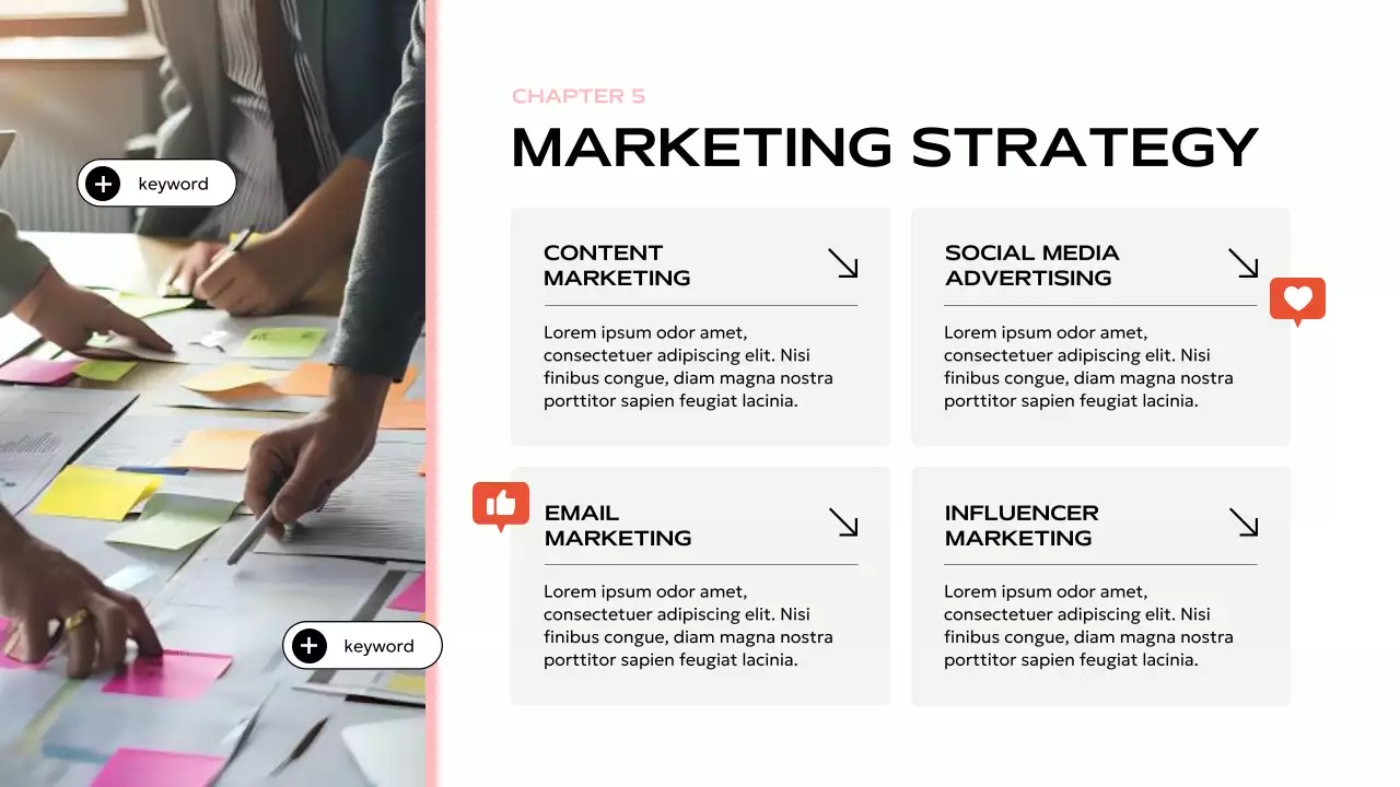 White Modern Social Media Presentation