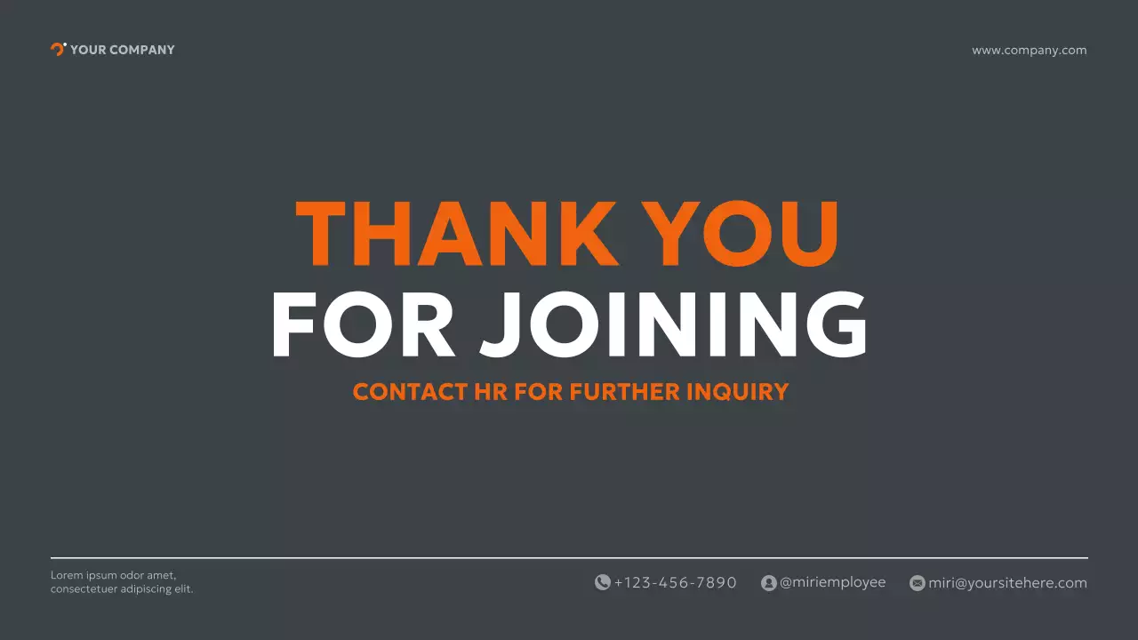 orange modern onboarding guide