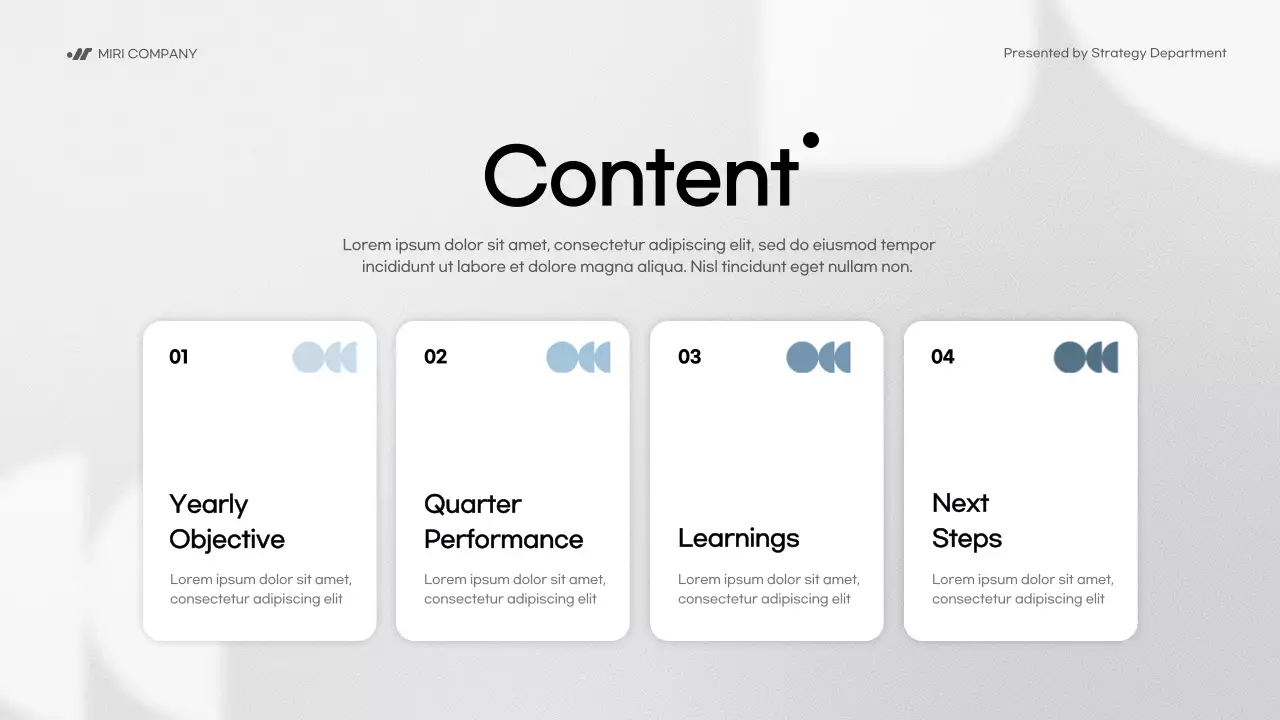 Blue Modern Business Report Presentation