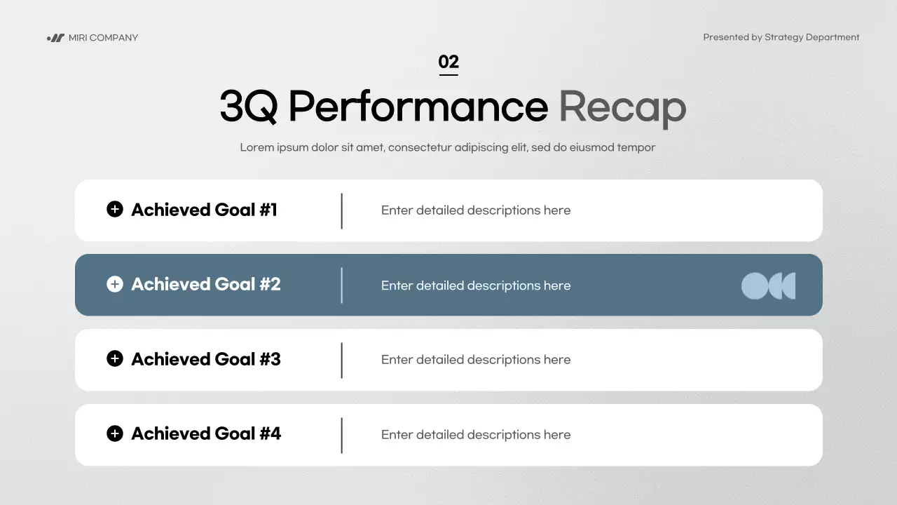 Blue Modern Business Report Presentation