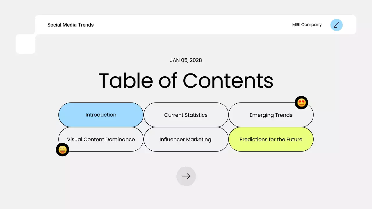 Blue Modern Social Media Guide Presentation