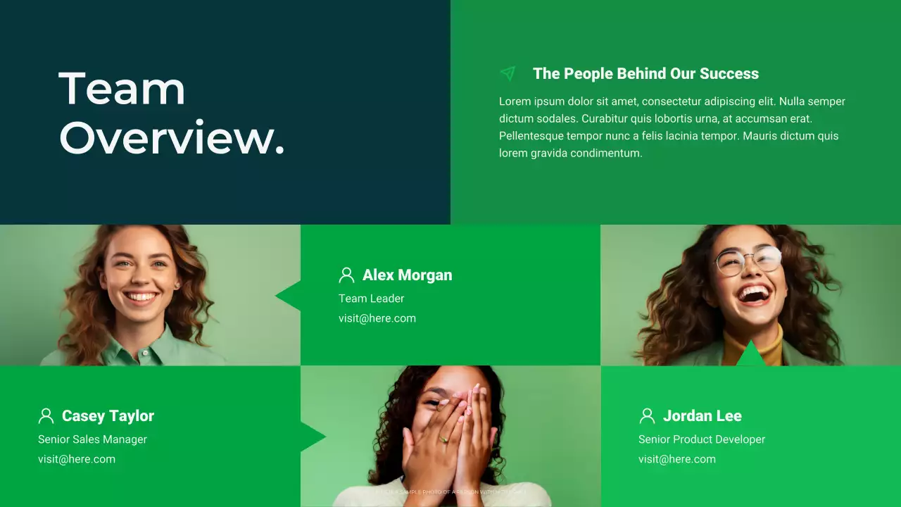 Green Modern 회사 프로필 프레젠테이션